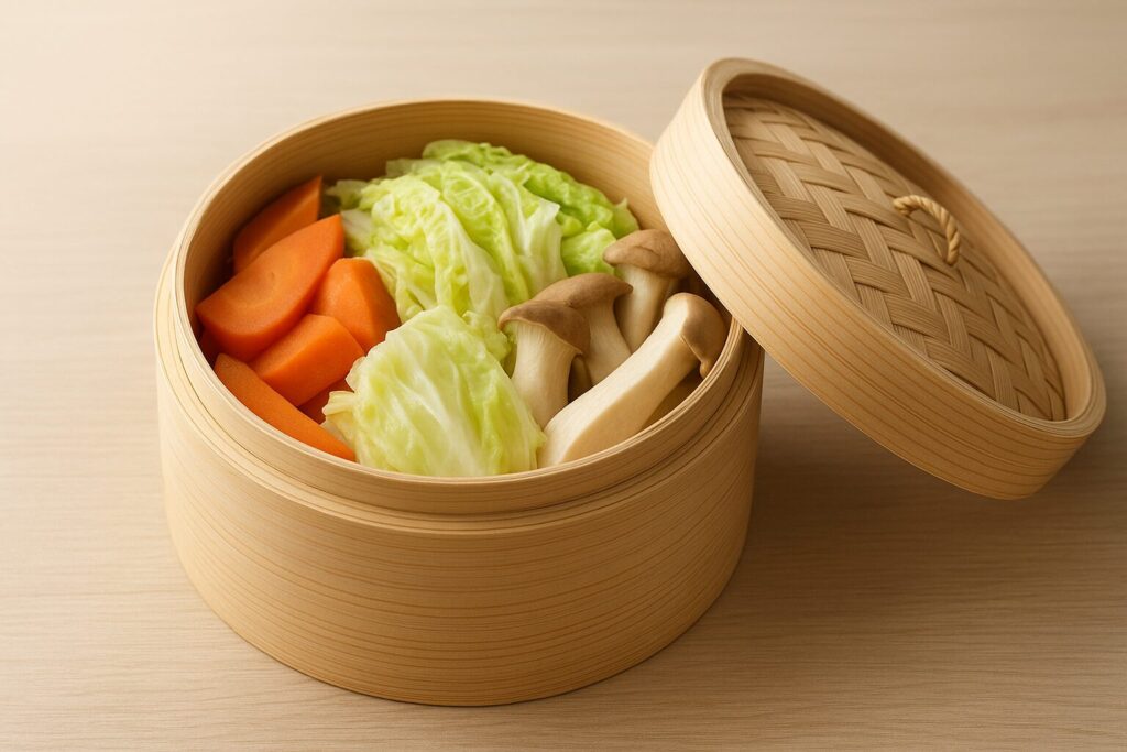 蒸籠蒸し実践！料理が苦手でも美味しく作れる調理器