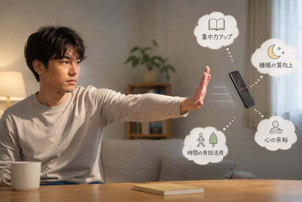 スマホを離してやりたいことをやる