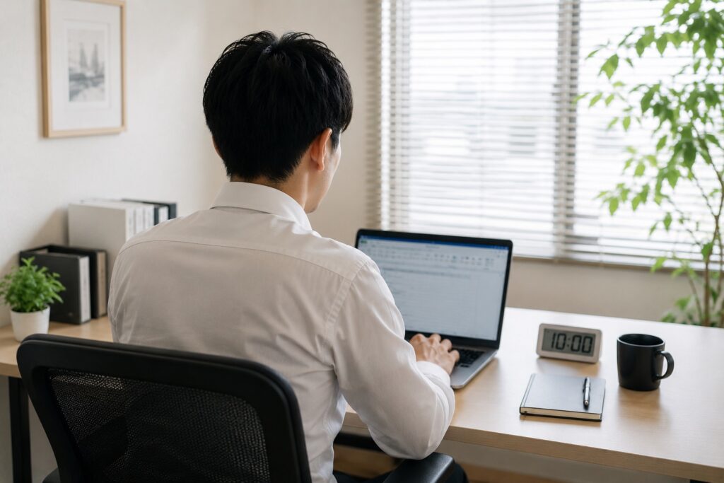 時間通りにタスクを終わらせる