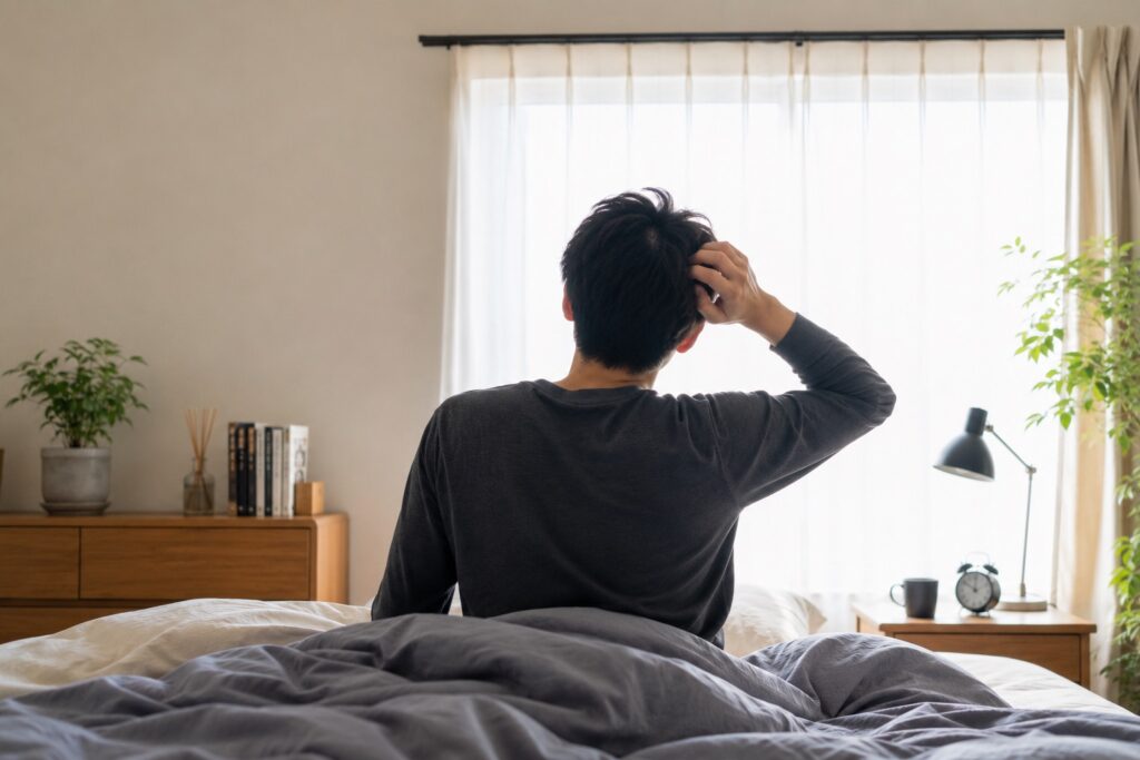 起きる時間が遅くなってしまった休日