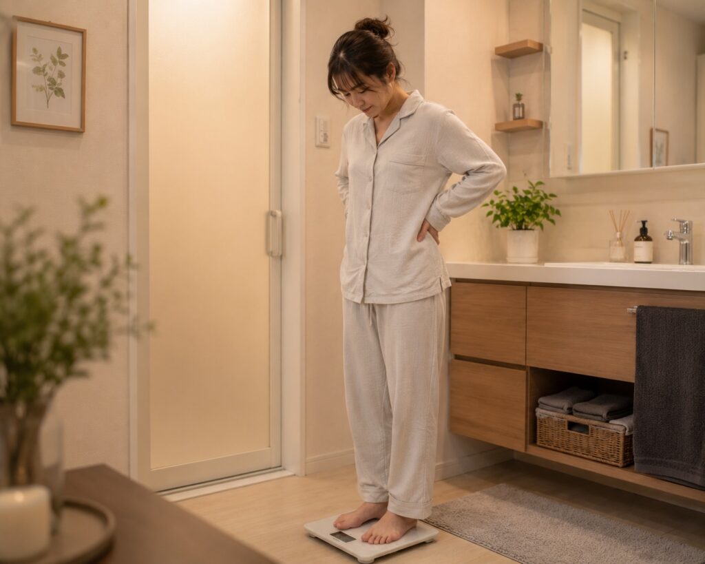 お風呂上がりの日課
