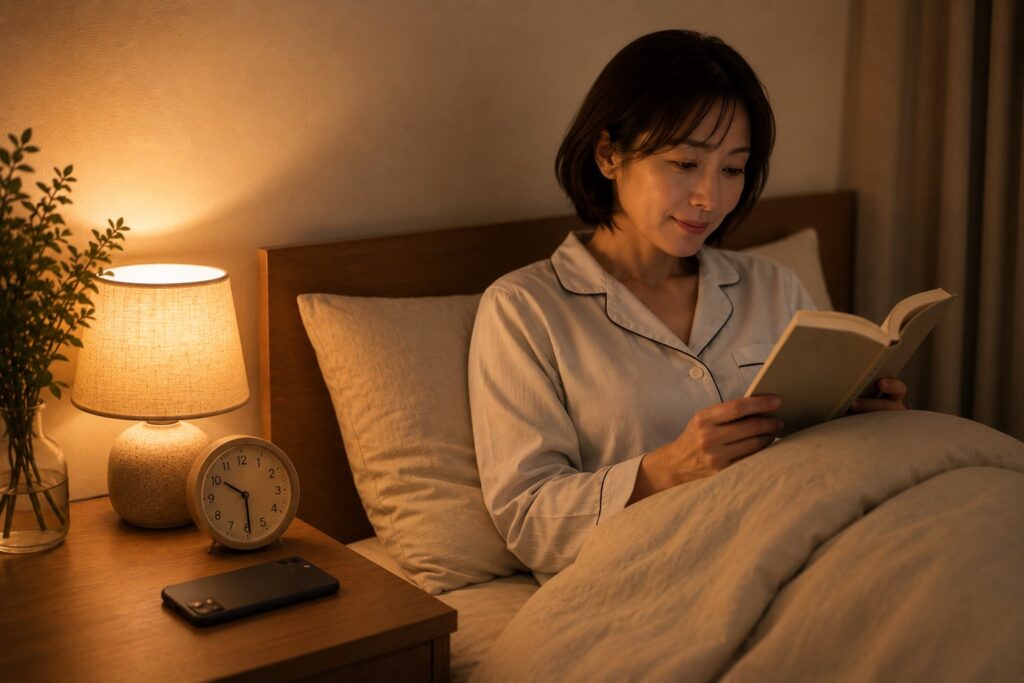 ぐっすり寝る準備のための習慣を作る