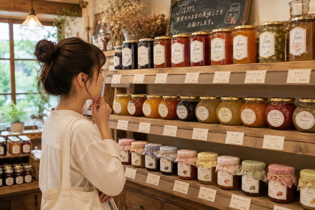 種類が豊富な商品から欲しいものを選ぶ